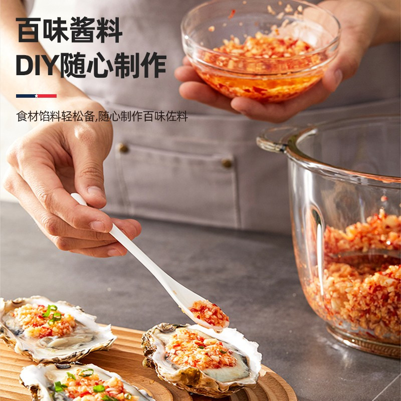迈卡罗 (Macaiiroos) 绞肉机家用 绞馅机碎肉机电动多功能料理搅拌打肉饺子肉馅机不锈钢 MC-KM328高清大图