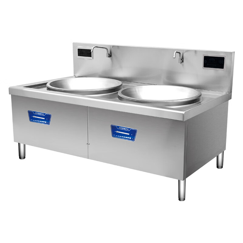 史蒂芬(stevison)双头电磁大锅炉(经济款)电压380V功率25KW+25KW锅径:900大锅 201不锈钢 SD高清大图