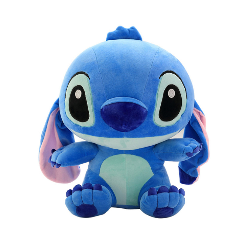 史迪奇公仔史迪仔毛绒玩具布娃娃蓝色视频