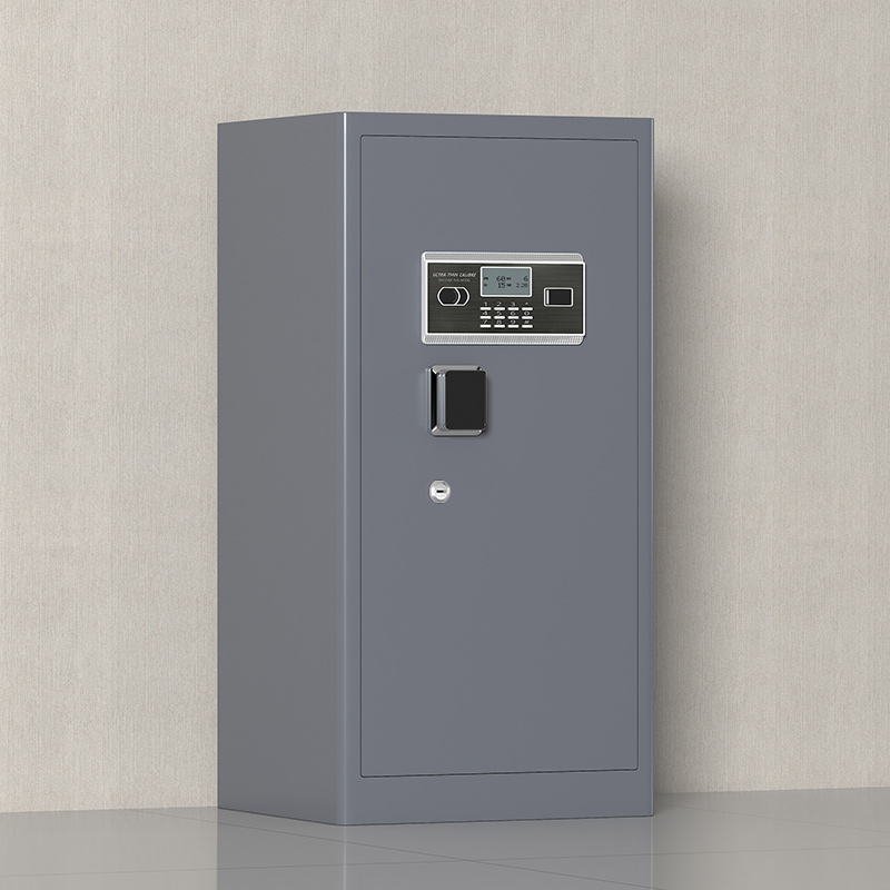 臻远 ZY6040345 钢制保险柜 家用办公保险箱柜 电子锁 500*450*1000mm灰色高清大图