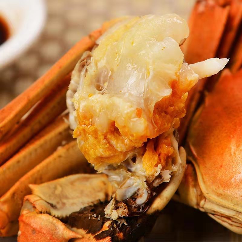 [实物] 蟹精灵 大闸蟹实物 公4.7-4.2两 母3.2-2.8两 4对装 实物礼盒