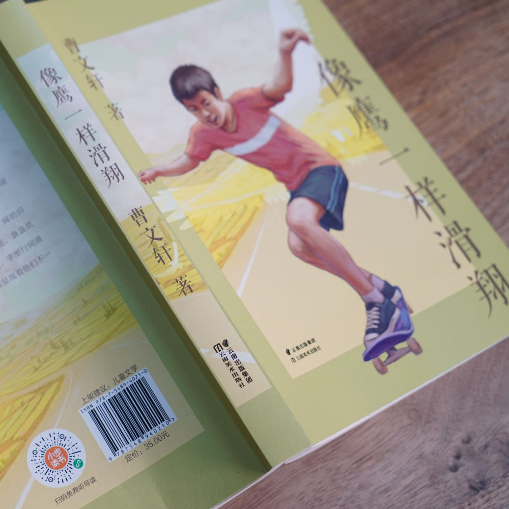 像鹰一样滑翔 [正版]像鹰一样滑翔 曹文轩 经典作品集 中国少年成长故事 11-12岁 中文分级阅读六年级阅读范本 青少高清大图