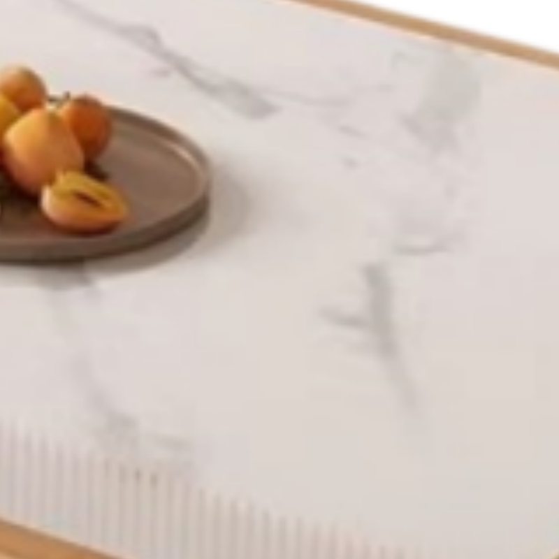 乐琪艺岩板餐桌木质张高清大图