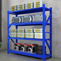 展示架仓库货物架重型置物架储物架承重200kg 2000*800*2000 4层主架YC