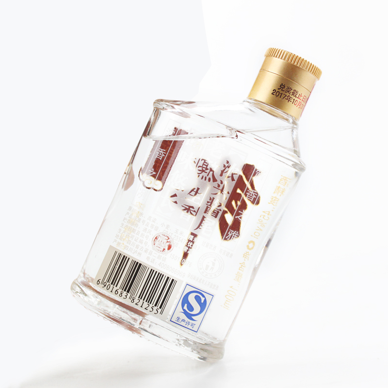 郎酒小酒 歪嘴郎 小郎酒 浓酱兼香型 45度100ml 白酒 单瓶/裸瓶装