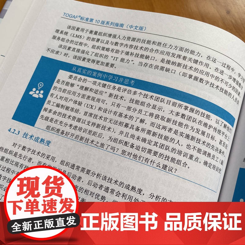 正版 TOGAF标准第10版系列指南 中文版:通用性指导、建设EA团队 开梵标准(The Open Group) 9高清大图