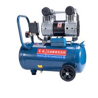 东成无油静音空压机 便携铜线电机空气压缩机木工小型充气泵 1500/12 1台