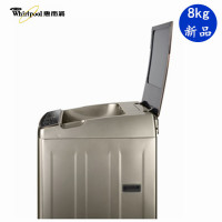 惠而浦 WB80816BAS 8公斤 触摸控制 第六感智能洗护系统 LED桶照明 DD变频 不锈钢内筒 全自动波轮洗衣机