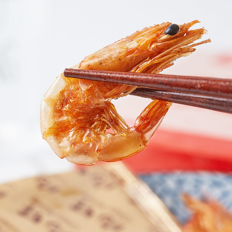 海狸先生脆虾香酥脆皮虾熟食干货烘干即食虾宝贝孕妇零食24g*2盒