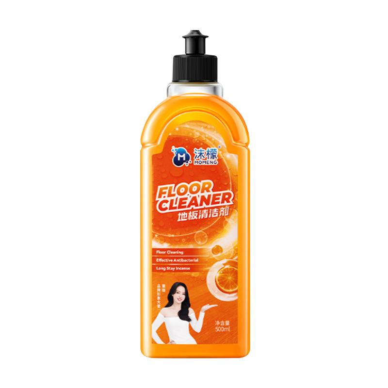 沫檬 地板清洁剂500ml*3(香橙味+樱花味+海洋味)高清大图