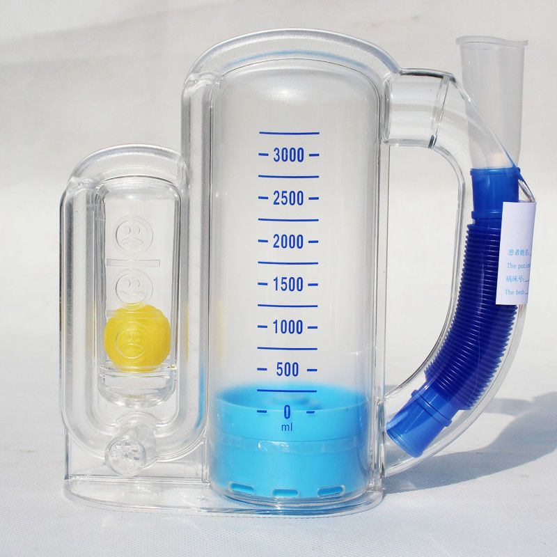 A型-单吸训练器 呼吸训练器 三球仪学生肺活量训练 中老年肺功能锻炼康复器械