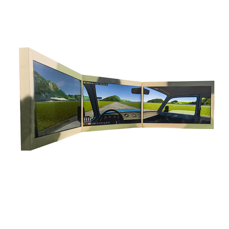 硕士王 SHUOSHIWANG六屏双座动感汽车驾驶模拟器东风解放通用运输车模拟训练系统高清大图