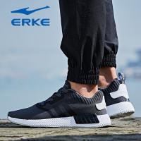 鸿星尔克(ERKE)2018秋季男女百搭慢跑鞋情侣款EVA轻便透气MD运动鞋跑步鞋51117120110