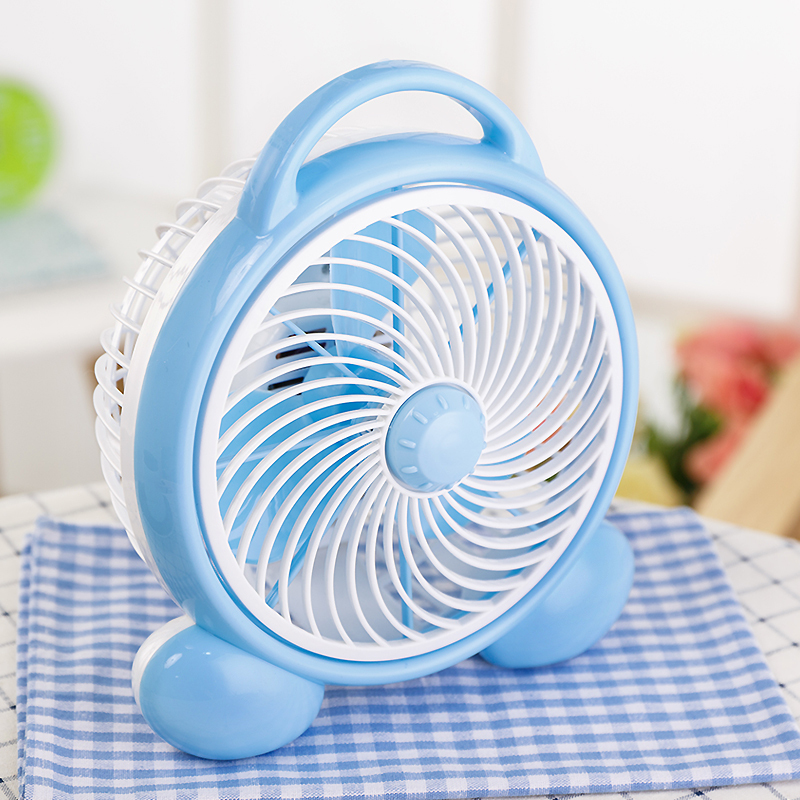 迷你小风扇学生宿舍床上小电风扇床头台式静音鸿运扇家用小型台扇