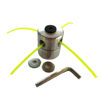 打草头通用打草机头除草头打草绳割草机配件 圆形铝打草头