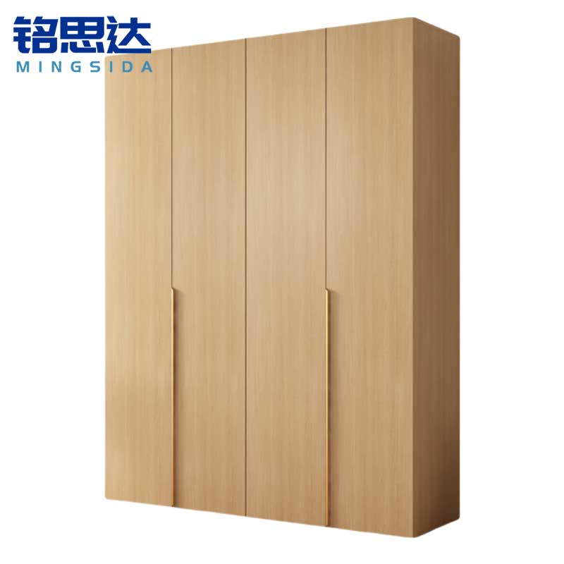 铭思达衣柜原木色140cm台高清大图