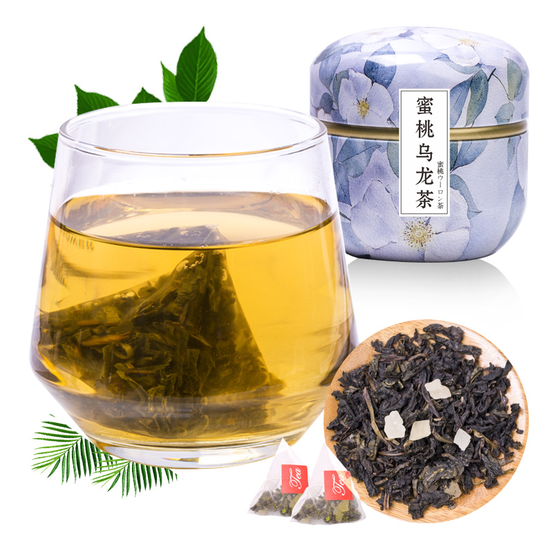 金唐 蜜桃蜜白桃乌龙茶包花茶组合養生花果水果茶泡茶叶茶包冷泡