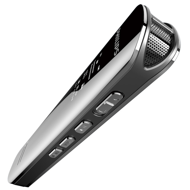 飞利浦(PHILIPS) VTR5200 8GB 会议采访 双麦克风数码录音笔 锖色