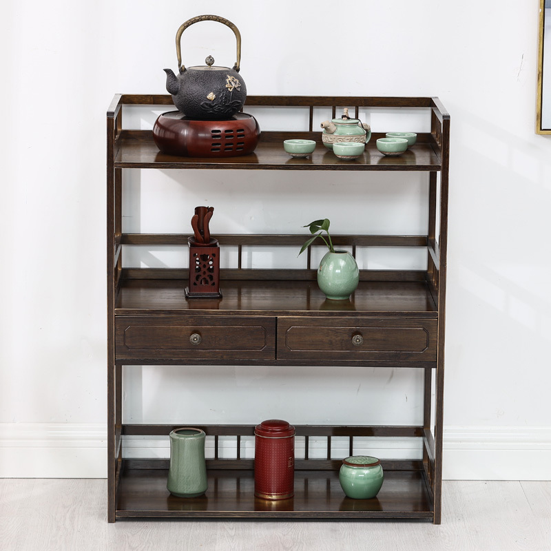 茶水架沙发边几茶边柜餐边柜茶水茶叶架茶水台角几桌茶具置物架子视频