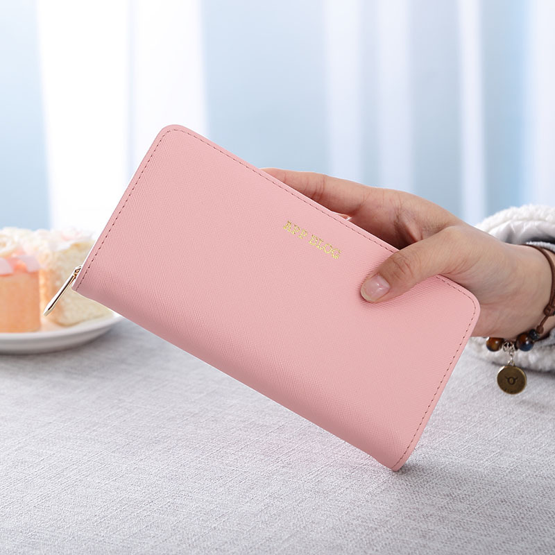 派尼美特日韩版大容量长款女士钱包拉链女式钱夹皮夹子学生手拿包手机