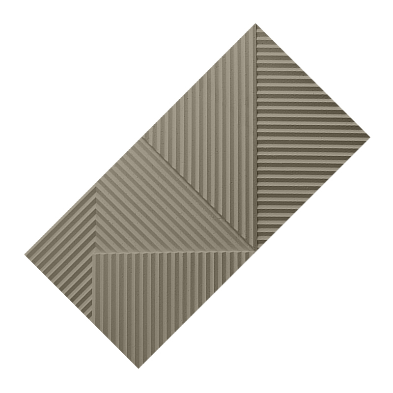 先围 墙面砖装饰板 600*1200*20mm水泥灰 片高清大图