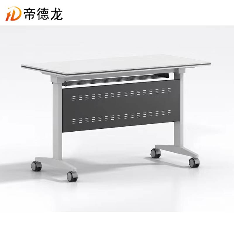 帝德龙折叠会议桌现代培训桌S1 1800*500*750mm高清大图