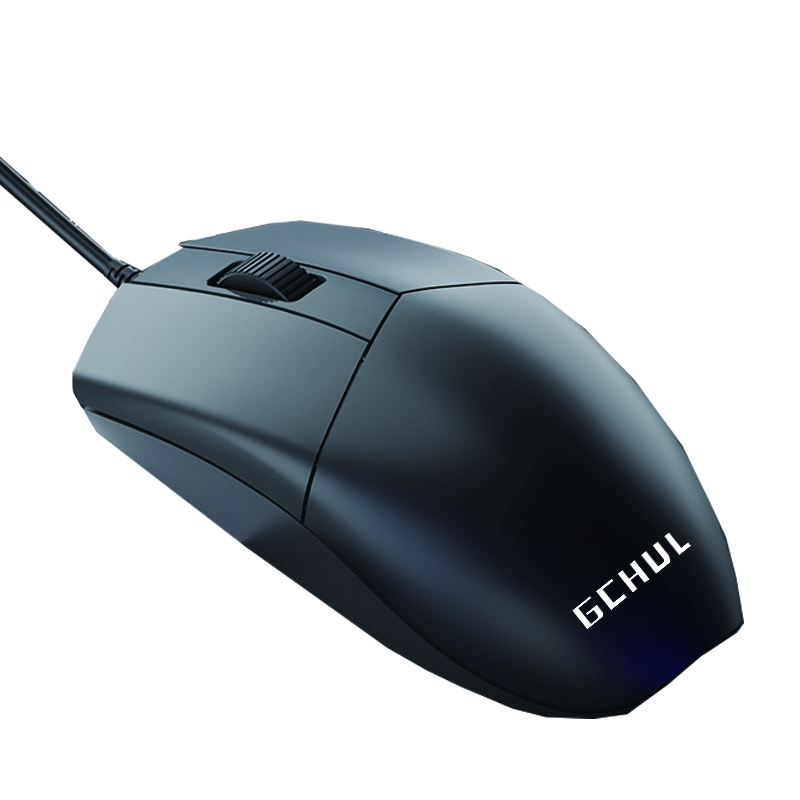 杰储(GCHUL) S180 办公款有线 鼠标 (计价单位:个) 黑色高清大图