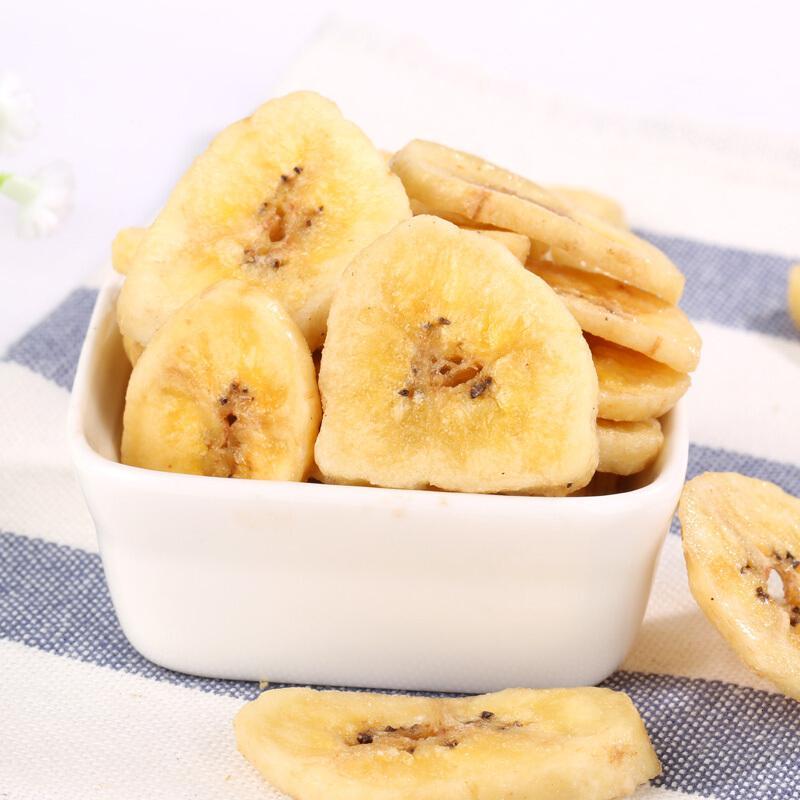 烤香蕉片香蕉干泰国菲律宾香蕉片干片500g散装报价_参数_图片_视频_怎