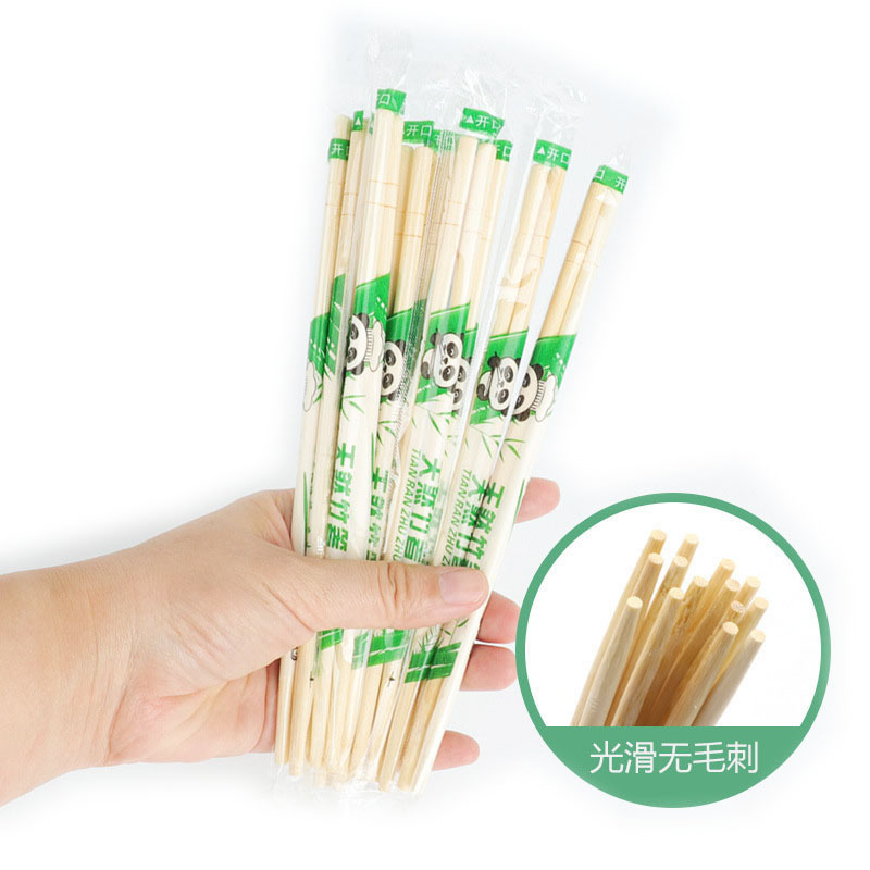 橙亿鸿 较粗加长一次性筷子 5.5mm*22cm100双装/包高清大图