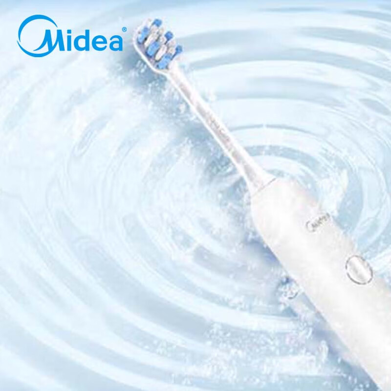 美的(Midea) MC-AJ0101 电动牙刷 MR1系列(单位:个)冰川白高清大图