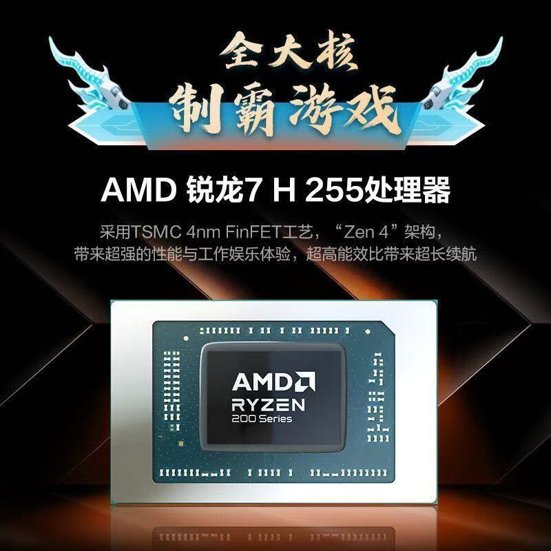 [政府补贴]机械革命(MECHREVO)蛟龙16Pro潮玩版游戏本 R7255 5060 酷趣灰 16英寸180Hz 32G+1T 游戏笔记本电脑高清大图