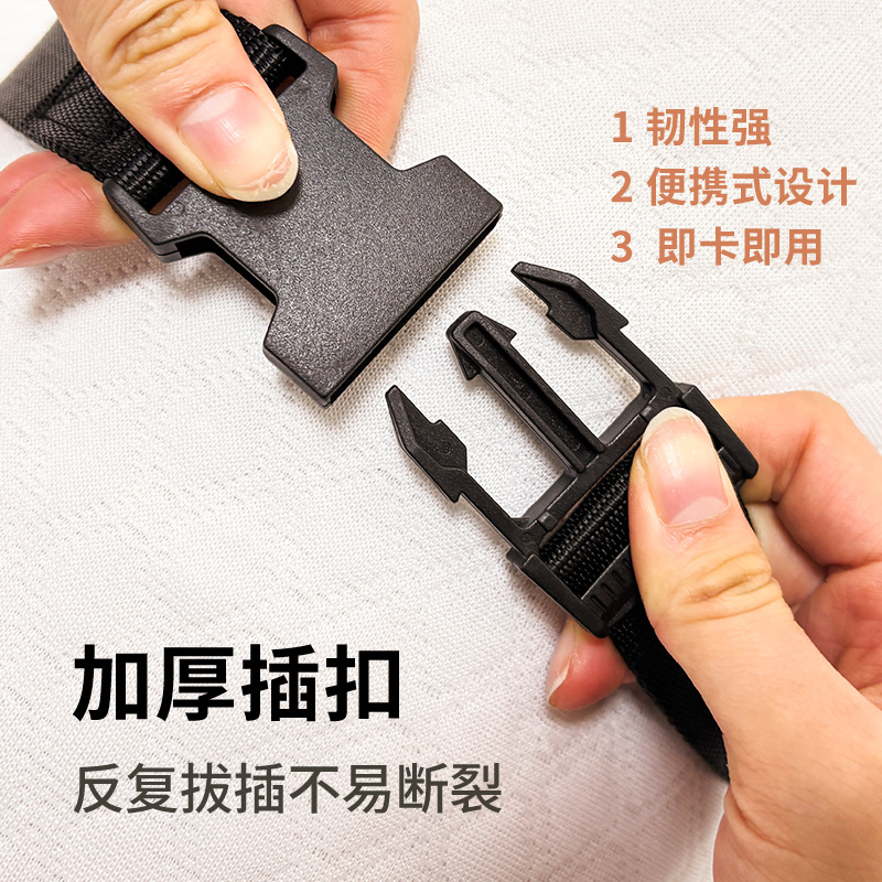 百纳千禧床垫捆绑带收纳绳可调节卡扣式收紧扎带打包带3.2*1.5cm*2条高清大图