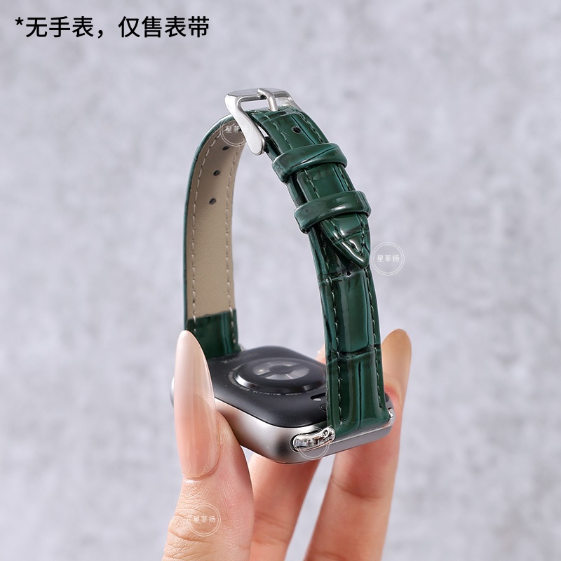 小蛮腰竹节皮款适用小米9pro手表表带8Pro气质秋冬女款watch6小众腕带红米Watch5女士褐色小米8pr3264 