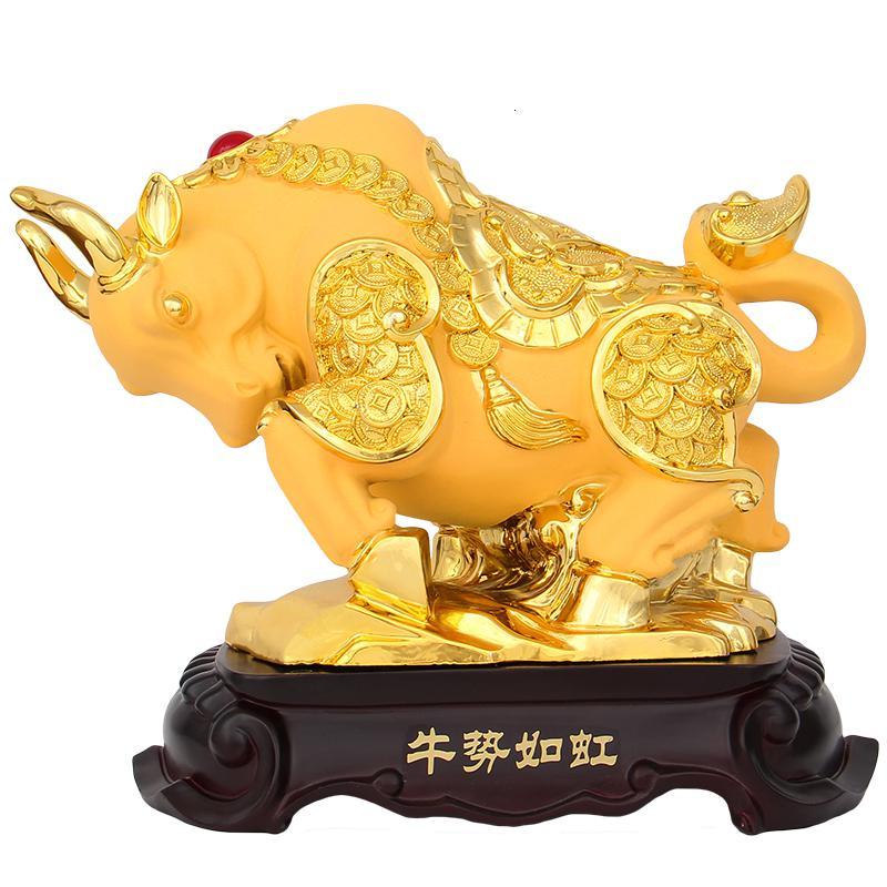 美帮汇牛摆件十二生肖牛工艺品居家卧室创意装饰品公司开业礼品