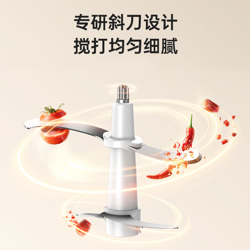 BRUNO 多功能绞肉机料理机2L 香草白 BZK-JR20G02-WH高清大图