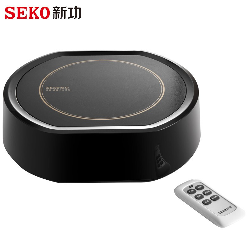 新功(SEKO)电陶炉煮茶器玻璃煮茶壶烧水壶 喷淋式功夫蒸煮茶泡茶器不挑壶煮茶炉