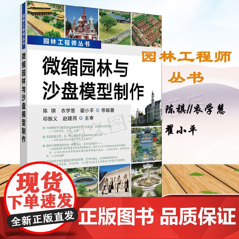 正版园林工程师丛书微缩园林与沙盘模型制作陈祺 等入门书籍教材教程大全建筑 园林景观/环境艺术 规划与设计书