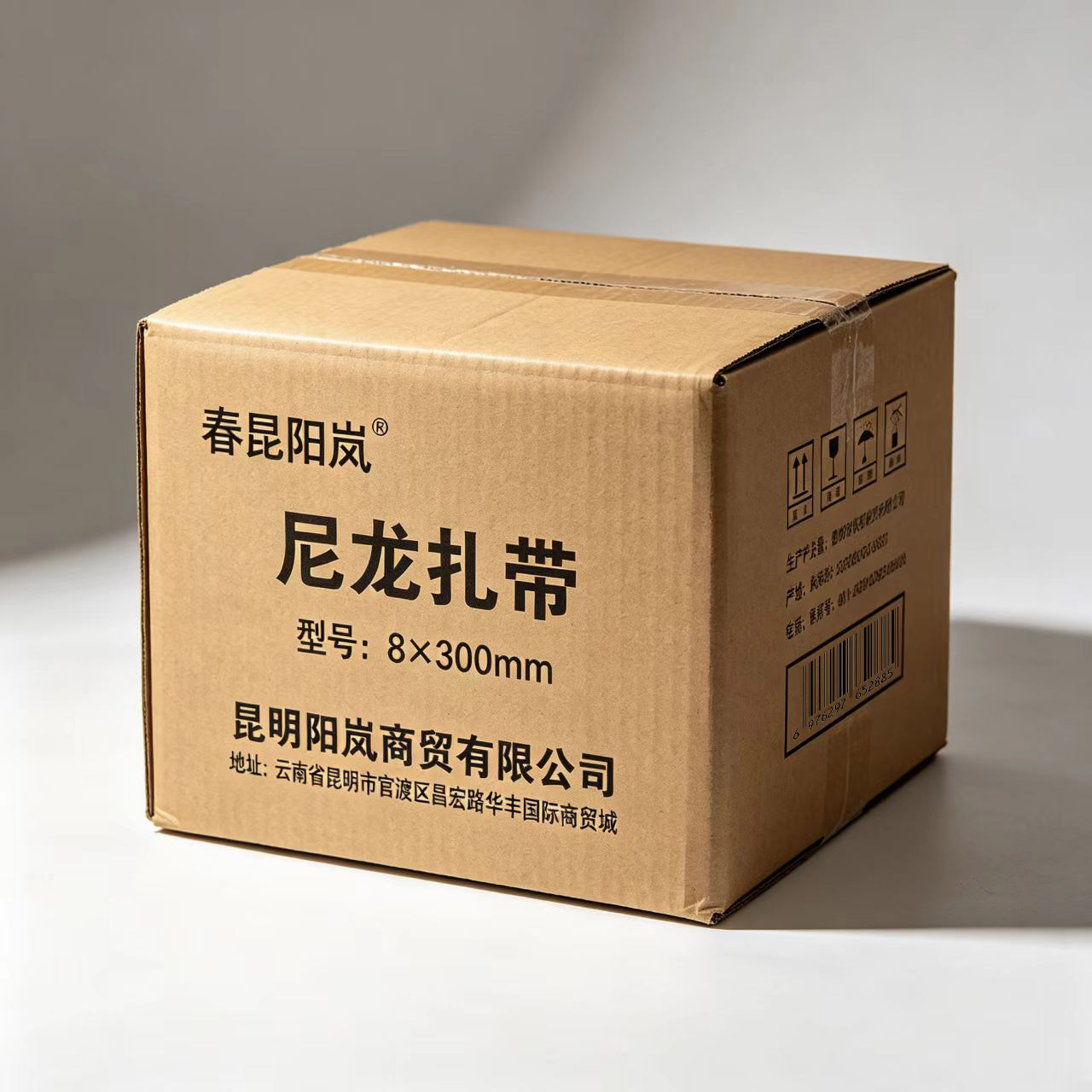 春昆阳岚 尼龙扎带(8*300mm(黑色)100条/包)高清大图