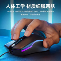 HP/惠普M200有线办公鼠标有声台式电脑笔记本电竞游戏专用鼠标USB黑色有声款