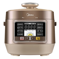 美的（Midea） 电压力锅 迷你家用2.5L 小型2-5人 MY-SS2501P 茶色