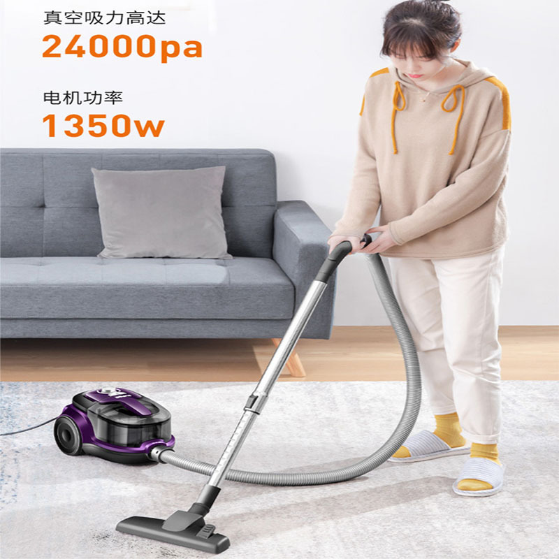 苏泊尔 (SUPOR) 吸尘器 VCC37A-13 家用大吸力 小型 强力 手持式 车载 大功率 轻音低音除螨高清大图