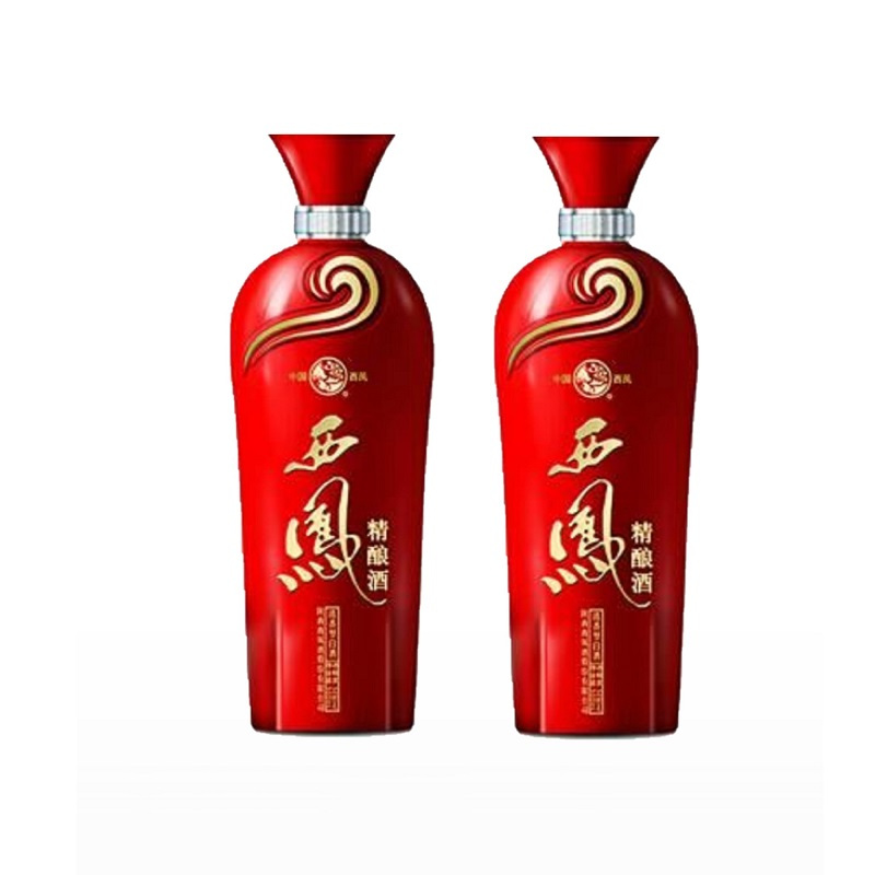 西凤精酿45度浓香白酒 匠心品质，名酒出品 500ml*2盒
