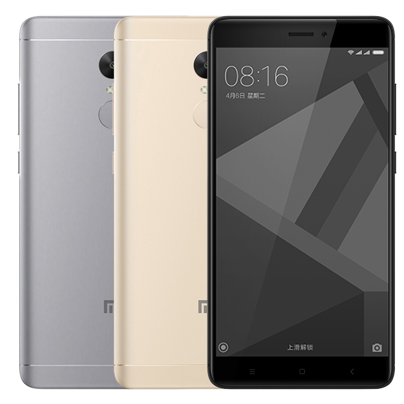 Xiaomi/小米 红米Note4X 3GB+32GB 香槟金 移动4G手机 5.5英寸屏 十核处理器多彩金属机身高清大图