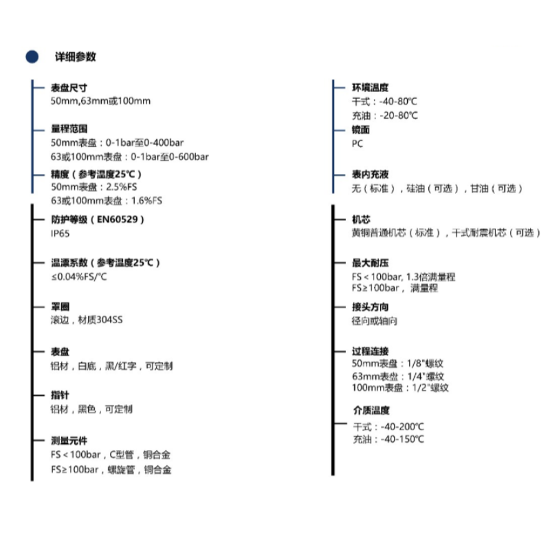 ZIVE 压力表ZIVE-1306465高清大图