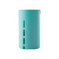 苏泊尔(SUPOR)纤巧耐热玻璃杯KC28AV1 时尚简约运动健康便携出行纤巧硅胶杯套手提水杯学生办公杯子茶杯防滑 晶韵