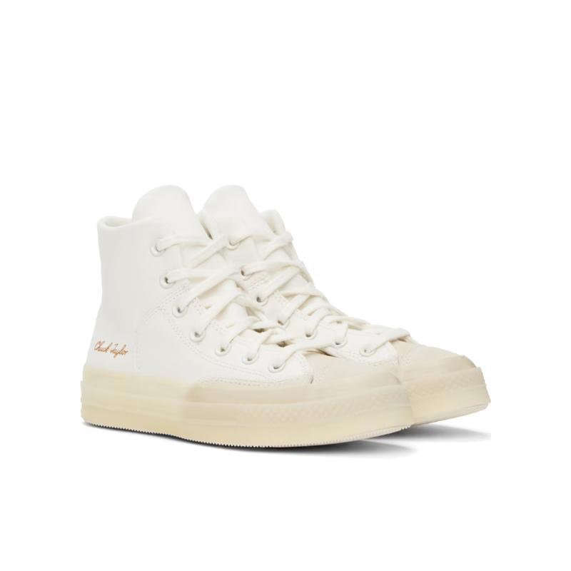 匡威(CONVERSE)高帮板鞋男鞋帆布绒面革拼接跑步鞋休闲鞋户外运动