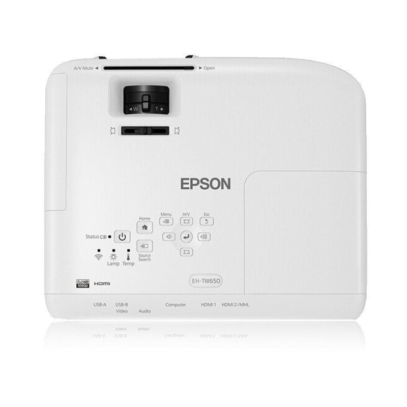 爱普生(EPSON)CH-TW650家用1080P高清投影仪商务办公会议投影机(3100流明 1920x1080分辨率)