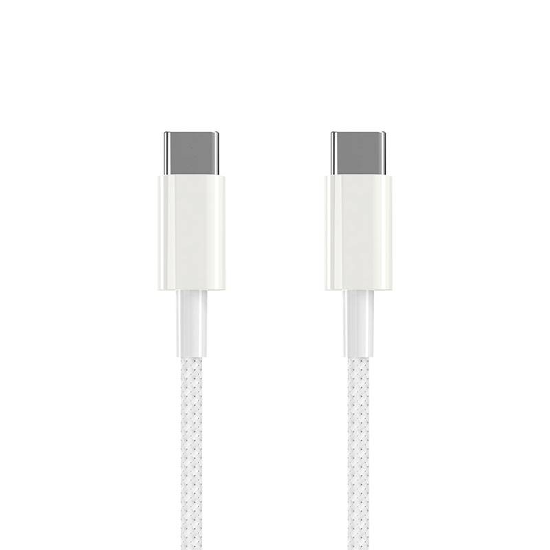 品胜(PISEN) QUICK PD20W直插单口快速充电器套装(CYE-C03/云初白)PD20W充电器+数据线高清大图