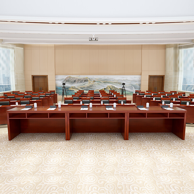 主xi台会议桌长条形演讲台主持台大型主持人演讲办公家具主讲台迎宾台