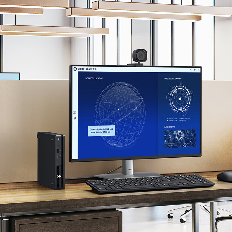 戴尔dell Pro Plus QBM1250高性能迷你企业级高端商用办公绘图设计办公台式机主机 定制Ultra9-285T 16G内存 1T机械+512G固态 集成显卡高清大图